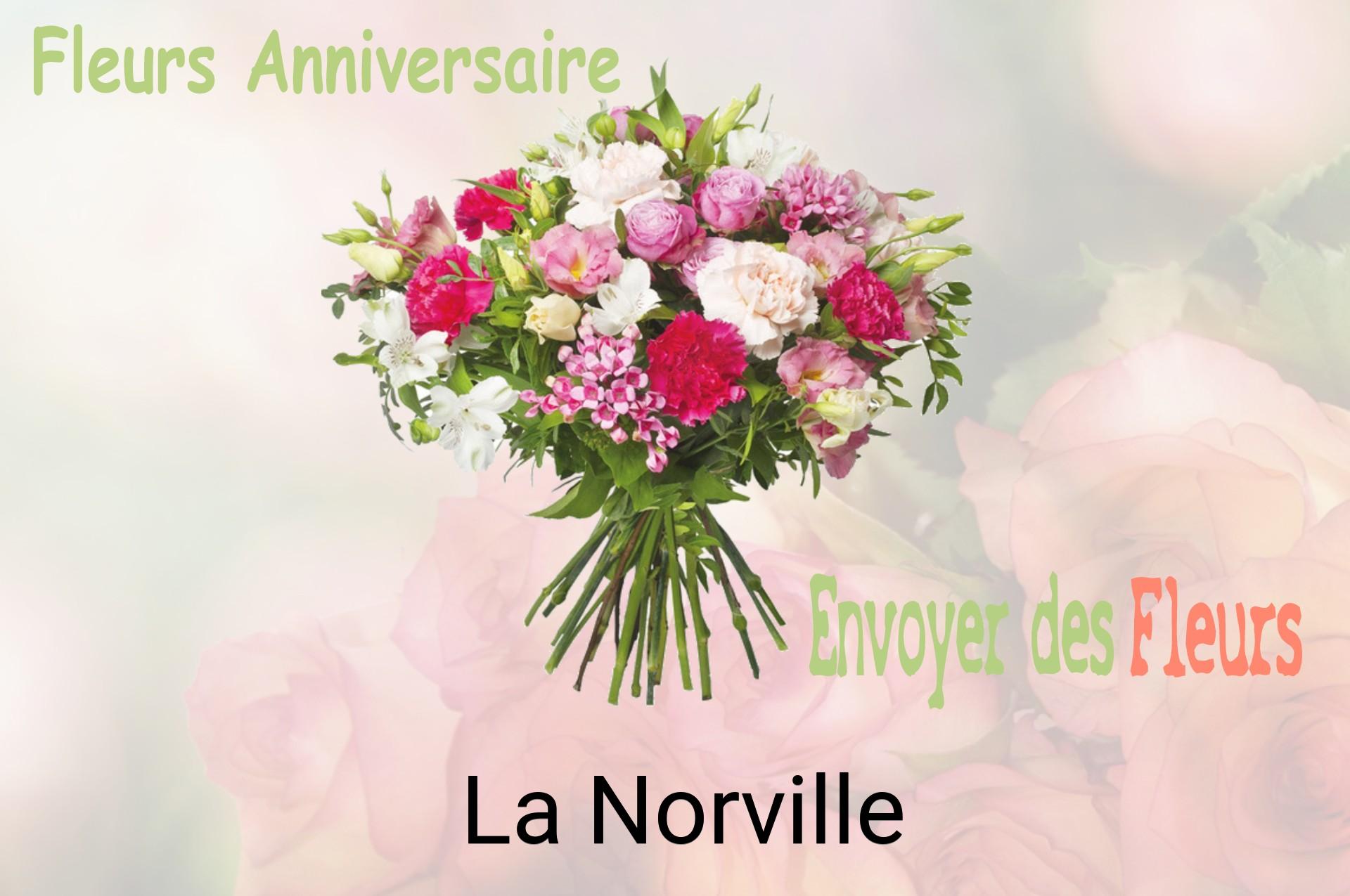 Bouquet de fleurs d’anniversaire livré à La Norville
