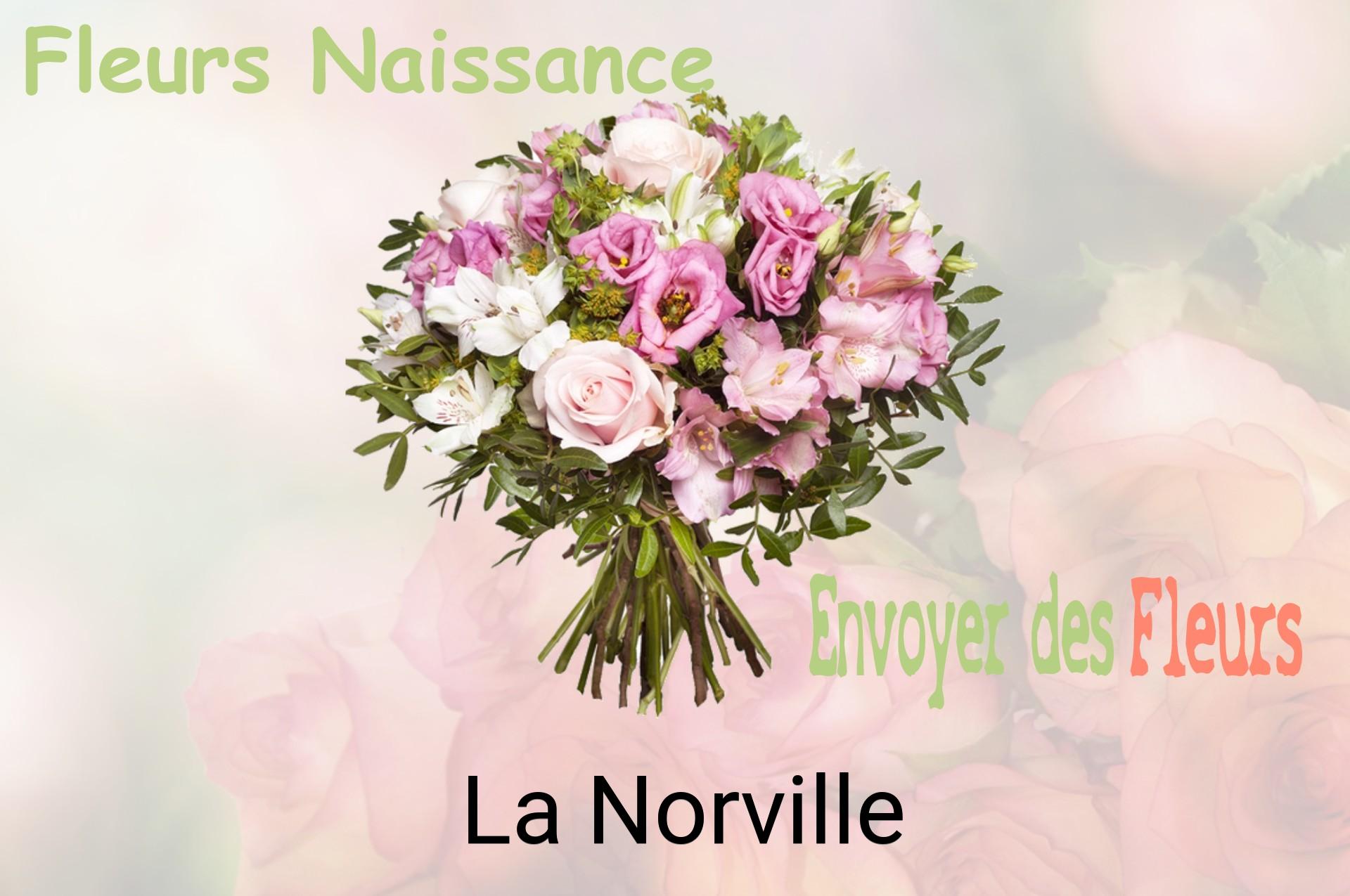Bouquet de fleurs de naissance livré à La Norville
